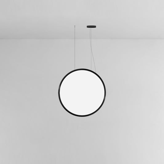 Artemide Discovery Vertical 140 Suspension LED Black Extended 19Ft 1994038A-EXT