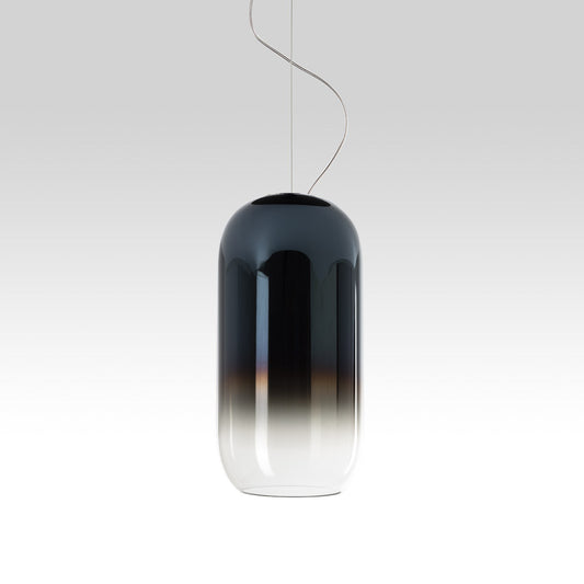 Artemide Gople Suspension Black/Blue Extended 19Ft 1405358A-EXT