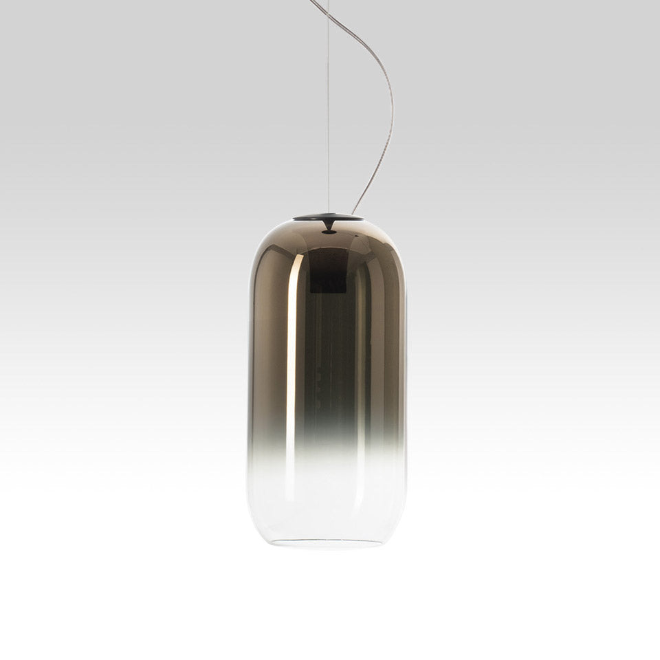 Artemide Gople Suspension Black/Bronze Extended 19Ft 1405368A-EXT