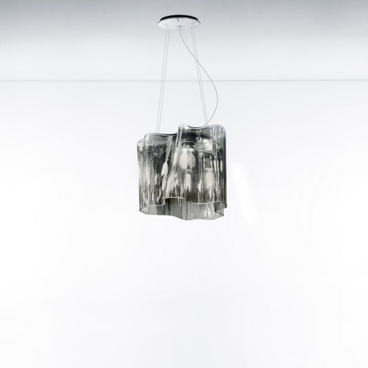 Artemide Logico Suspension Single Grey/Smoke Extended 15Ft 0453018A-EXT