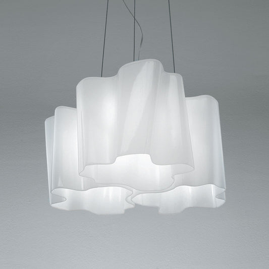 Artemide Logico Suspension Triple Nested Grey/White 0454028A