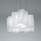 Artemide Logico Micro Suspension Triple Nested Grey/White Extended 15Ft 0649028A-EXT