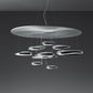 Artemide Mercury Suspension LED 3000K Inox Extended 15Ft 1367118A-EXT