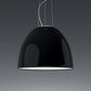 Artemide Nur Gloss Suspension Black Extended 15Ft A242118-EXT