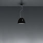 Artemide Nur Gloss Mini Suspension Black Extended 15Ft A244918EXT