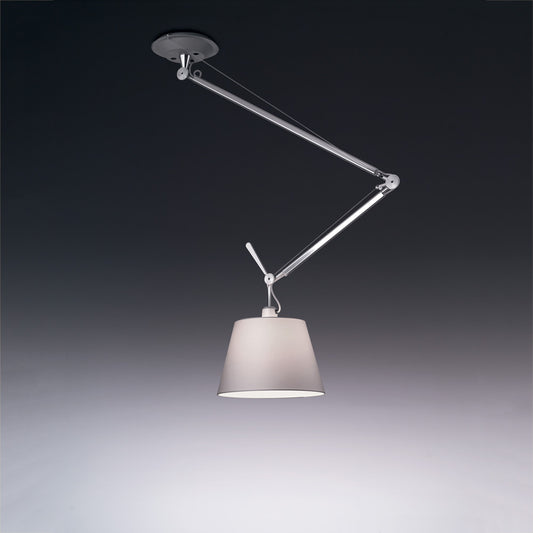 Artemide Tolomeo Off-Center Suspension with 14" Diffuser Fiber TOL1044