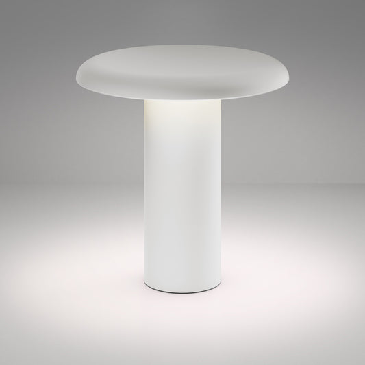 Artemide Takku Portable Table Varnished White 0151015A