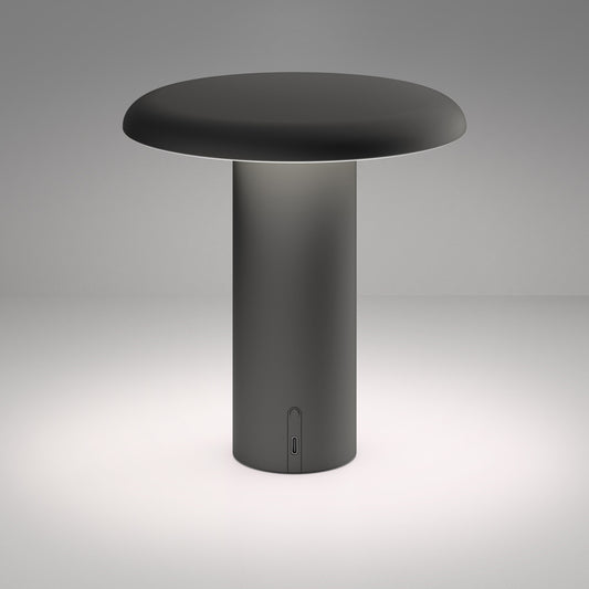 Artemide Takku Portable Table Varnished Black 0151045A