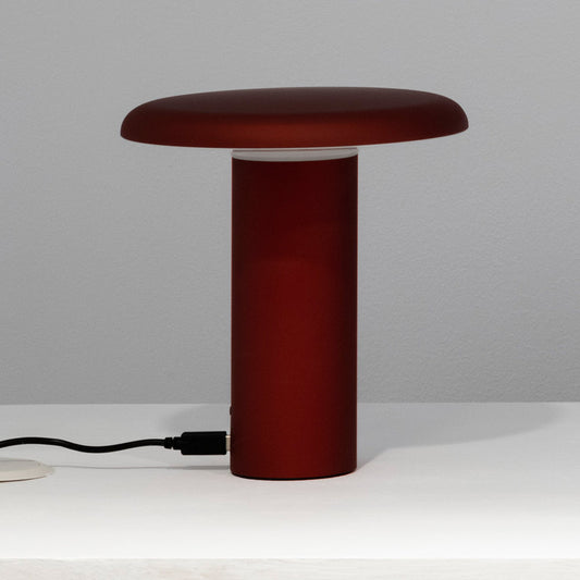 Artemide Takku Portable Table Anodized Red 0151035A