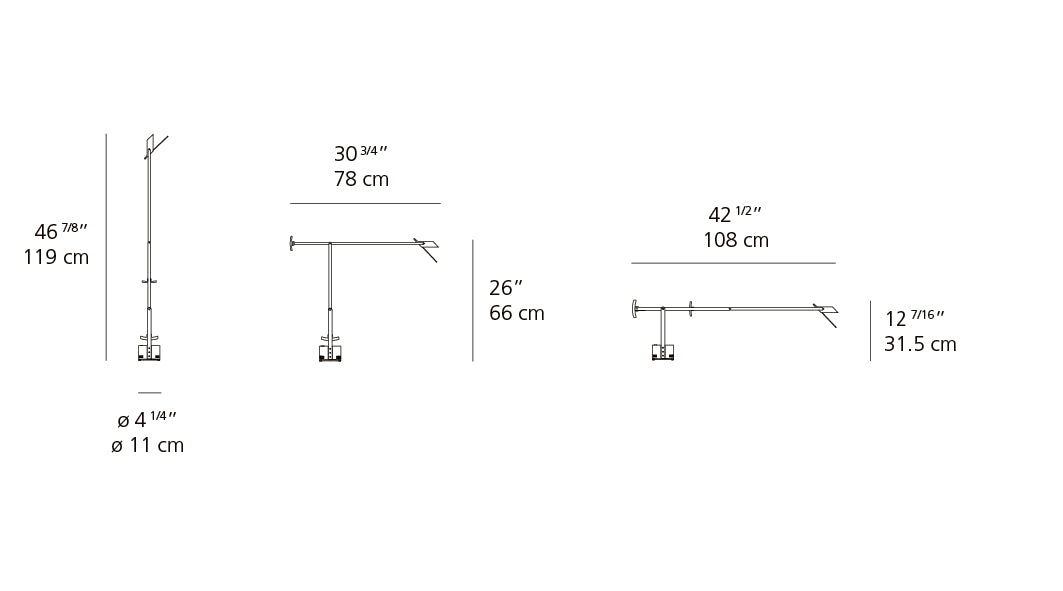 Artemide Tizio Classic Table Red A009065