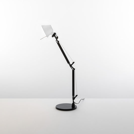 Artemide Tolomeo Micro Black-White with Base AS01183803