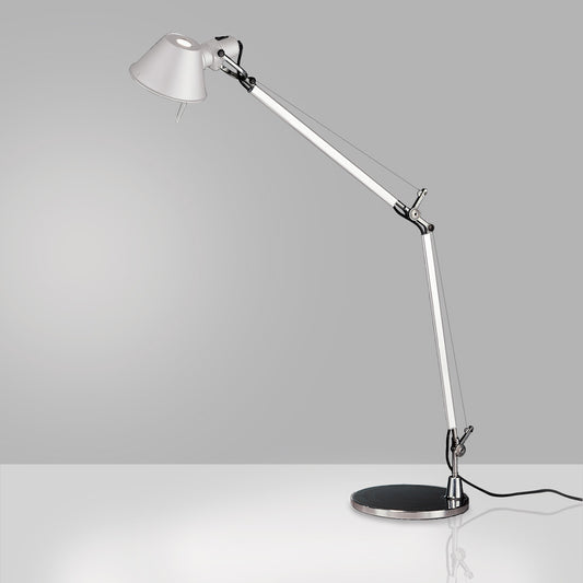 Artemide Tolomeo Classic White with Base Aluminum TOL0002