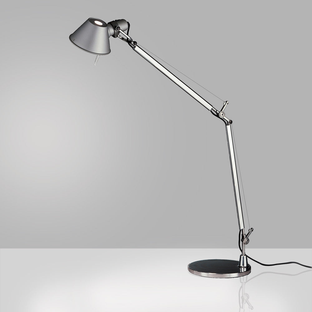 Artemide Tolomeo Classic LED Tunable White Aluminum with Base TOL0006