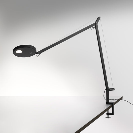 Artemide Demetra LED 3000K Matte Black with Clamp DEM1056