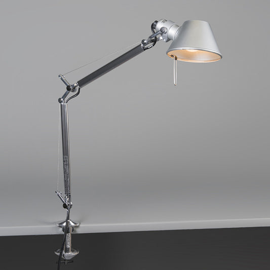 Artemide Tolomeo Micro Aluminum with Clamp TOL0095