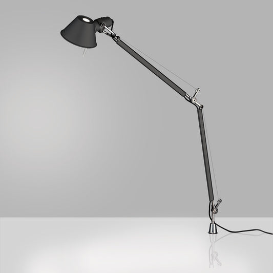 Artemide Tolomeo Classic Black with In-Set Pivot Aluminum TOL0031