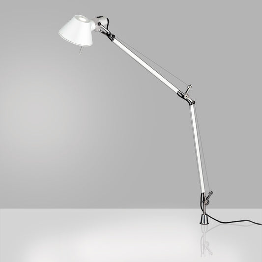 Artemide Tolomeo Classic White with In-Set Pivot Aluminum TOL0032
