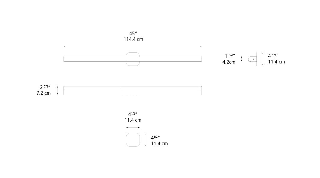 Artemide Ledbar Wall/Ceiling 4Ft Round 3000K RD2LB4R93020A