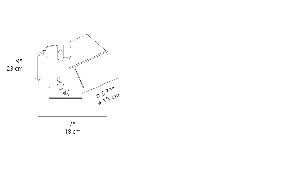 Artemide Tolomeo Clip Spot LED A044858