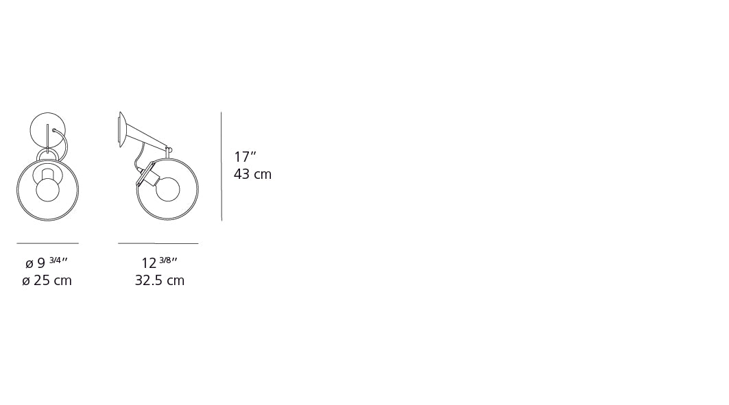 Artemide Miconos Wall Gold A020118