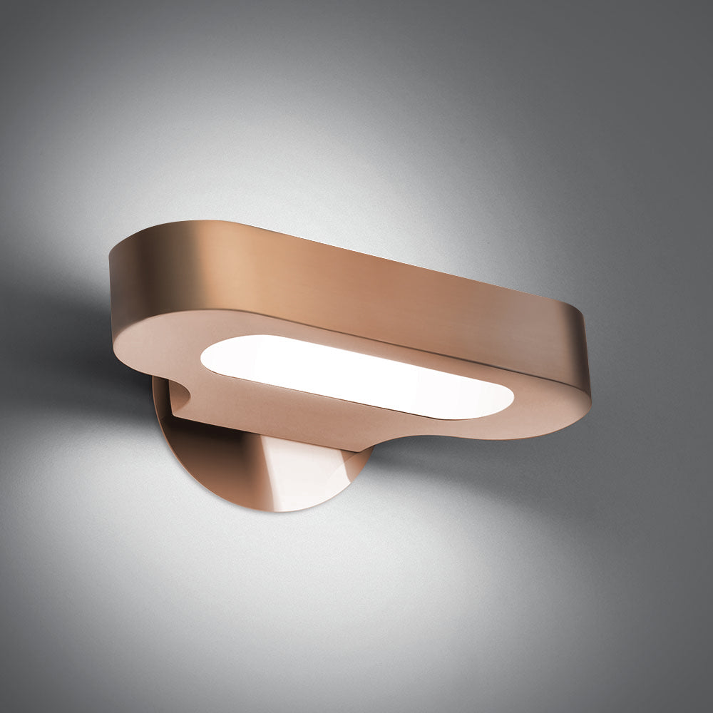 Artemide Talo Wall Light, Copper, Mini 21 (9"), LED 20W · 3000K · 0-10V dim (item 0615078A)