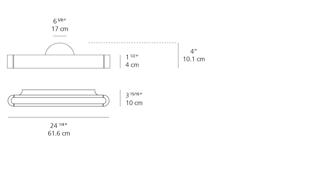 Artemide Talo Wall Light dimension drawing 5