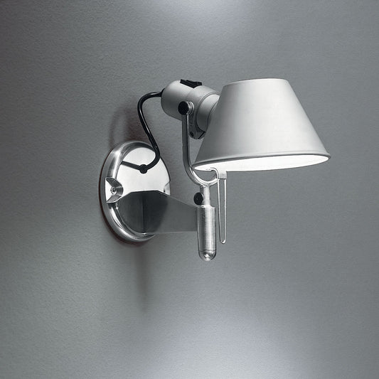Artemide Tolomeo Wall Spot Aluminum with Switch A029258