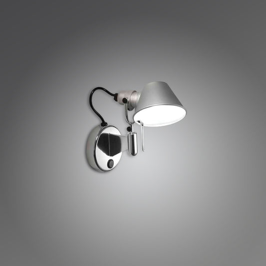Artemide Tolomeo Micro Wall Spot Aluminum with Switch A044058