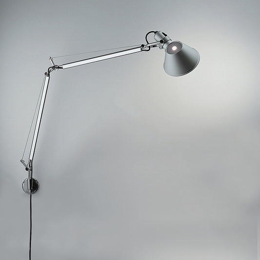 Artemide Tolomeo Classic Aluminum with S Bracket Aluminum TOL1100