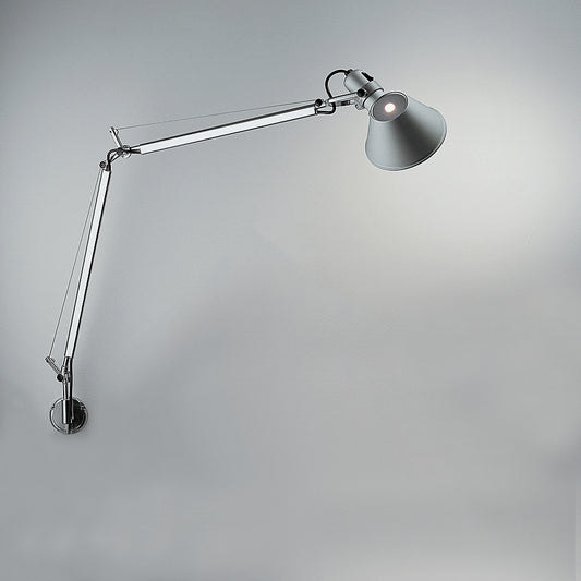 Artemide Tolomeo Classic Aluminum with J Bracket Aluminum TOL1105