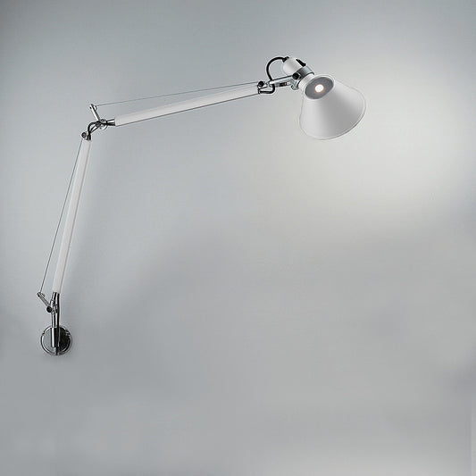 Artemide Tolomeo Classic White with J Bracket Aluminum TOL1106