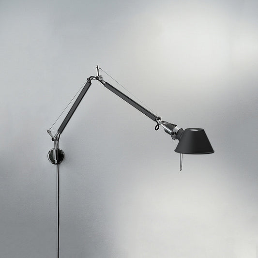 Artemide Tolomeo Mini Black with S Bracket TOL1122