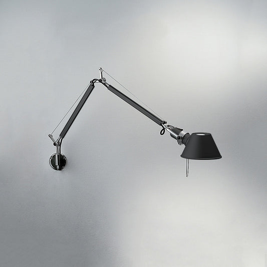 Artemide Tolomeo Mini Black with J Bracket TOL1127