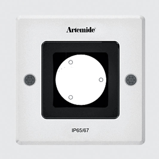 Artemide Ego 90 Downlight Square LED 4000K 10 Degree Aluminum T4063SPN08