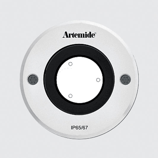 Artemide Ego 90 Downlight Round LED 3000K 10 Degree Aluminum T4083SPW08