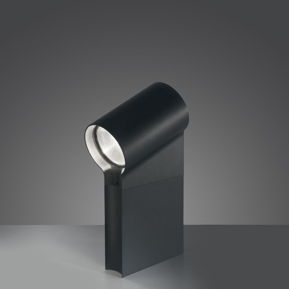 Artemide Oblique Outdoor Bollard Light, Anthracite, 45, Standard (item T086208)