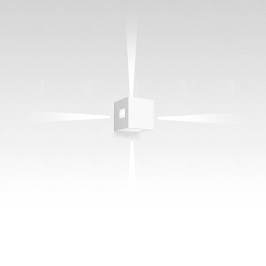 Artemide Effetto 14 Square Wall LED 4 Beam Narrow Spot White T42004NW08