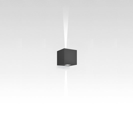 Artemide Effetto 14 Square Wall LED 2 Beam Narrow Spot Anthracite T42012NW28