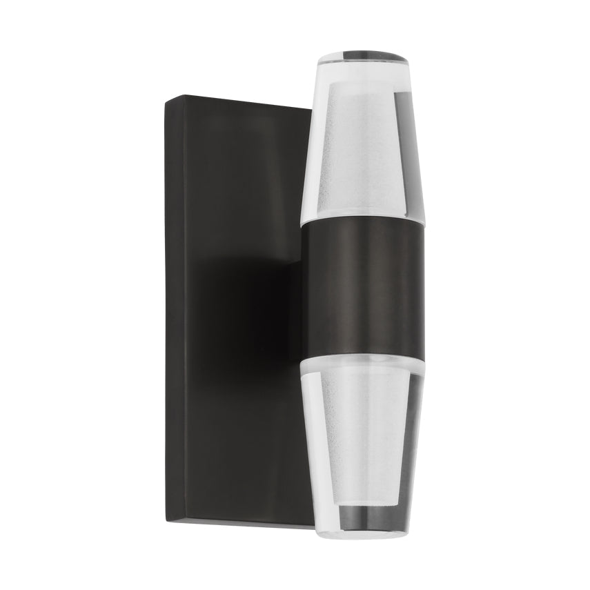 Lassell Single Short LED Wall Sconce Crystal Metal Accent by Visual & Comfort & Co