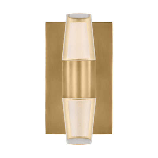 Lassell Single Short LED Wall Sconce Crystal Metal Accent by Visual & Comfort & Co