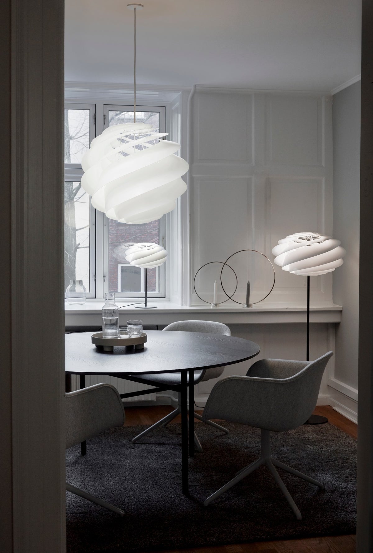 Swirl 3 Pendant by Le Klint – in a room 1