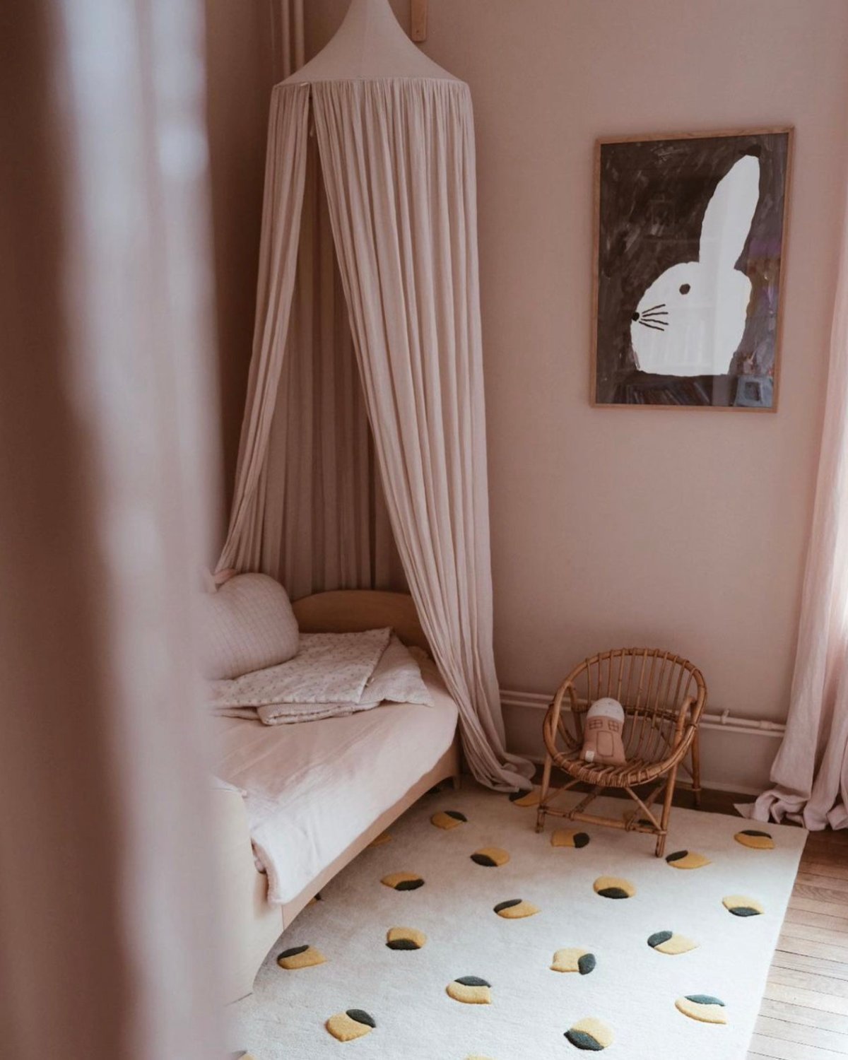 Maison Deux Lemons Rug in Cream/Yellow & Green – detail 3