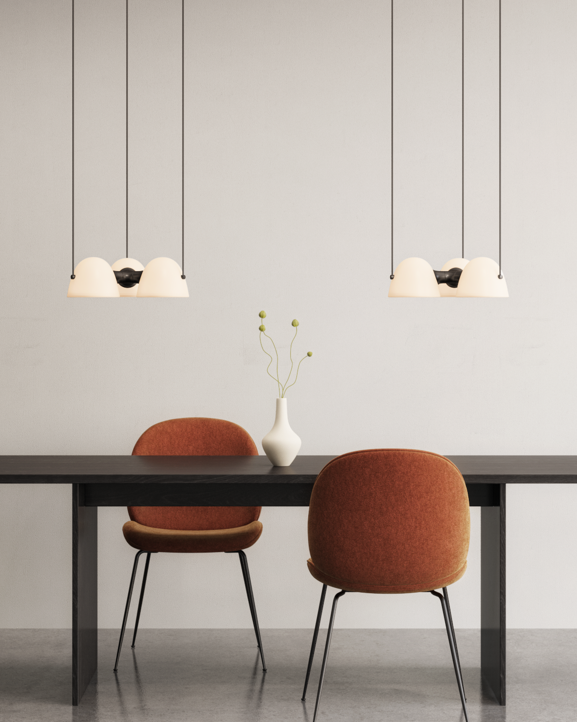 Fuse Triple Pendant by Made by Hand, maker photo (photo 16)