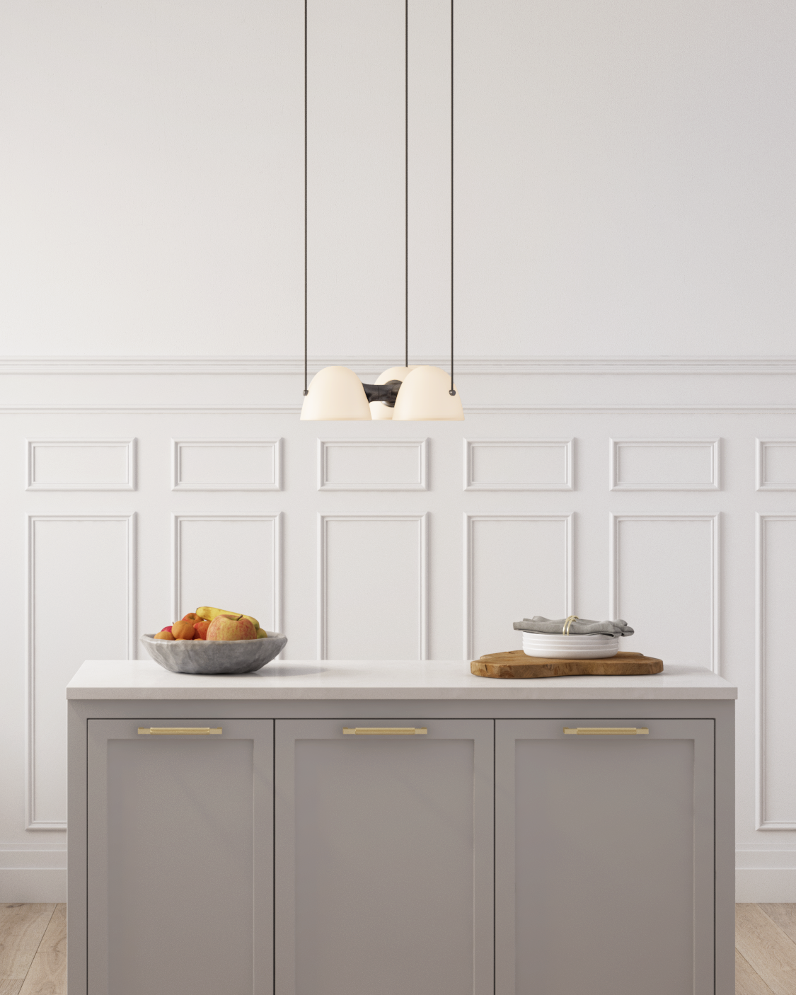 Fuse Triple Pendant by Made by Hand, maker photo (photo 15)