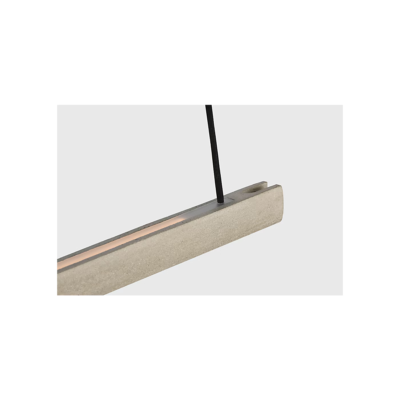 Visual Comfort Lino 60 Linear Chandelier | Concrete | Integrated LED 2700K | 60"