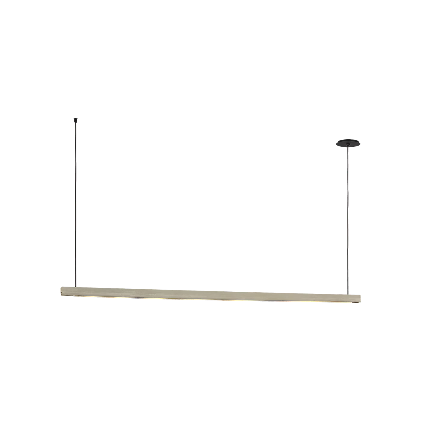 modern kitchen island lighting with Lino 72 linear LED chandelier