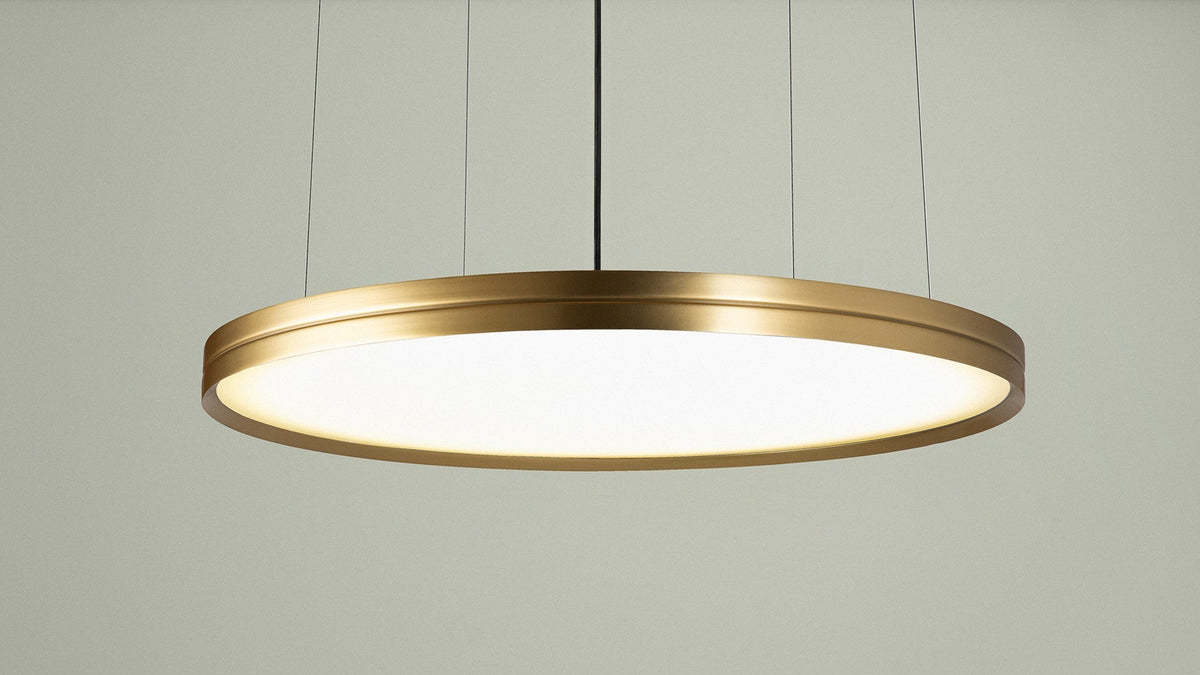 Lite Hole S large round pendant lamp by David Abad