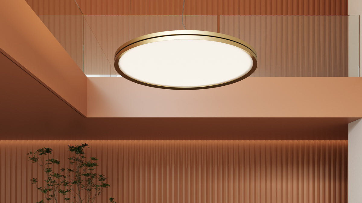 Lite Hole S large round pendant lamp by David Abad