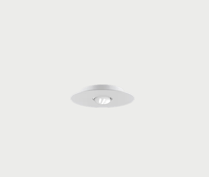 Modern indoor bronze ceiling flush light by Lodes Bugia Single