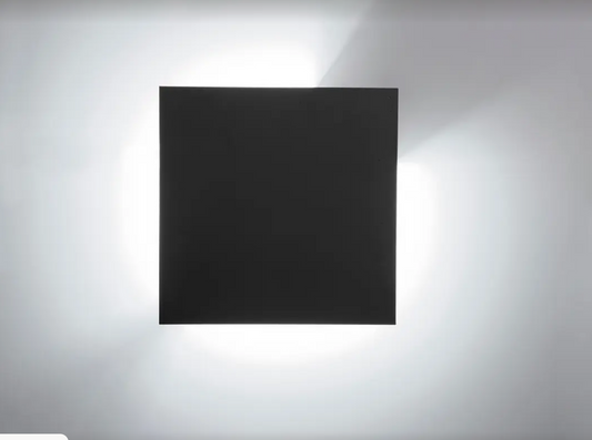Modern matte black Lodes Puzzle Single Square ceiling light